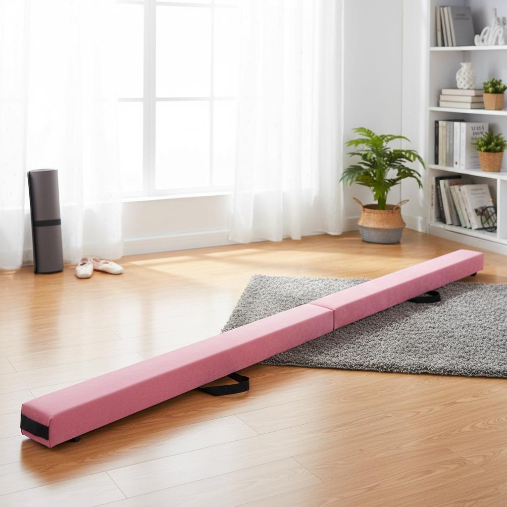 Gymnastics Beam Floor - 7 Feet Folding Portable Floor Balance