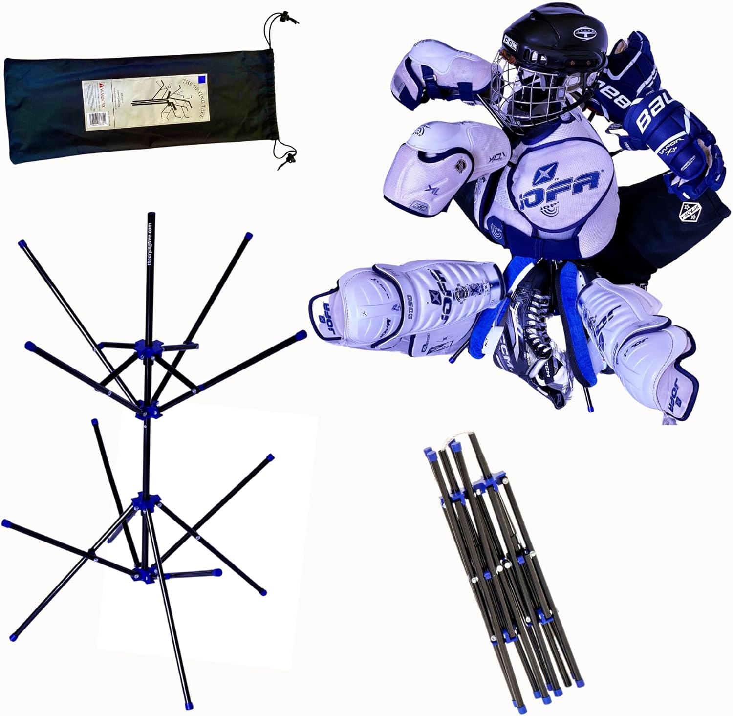 Sports Equipment Drying Rack - Hockey Gear Drying Rack - Heavy