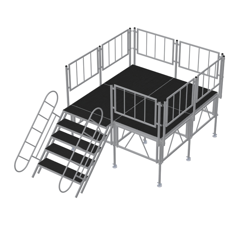 Aluminum Stage Platform with A - Gymnastics Beam Floor avis et prix