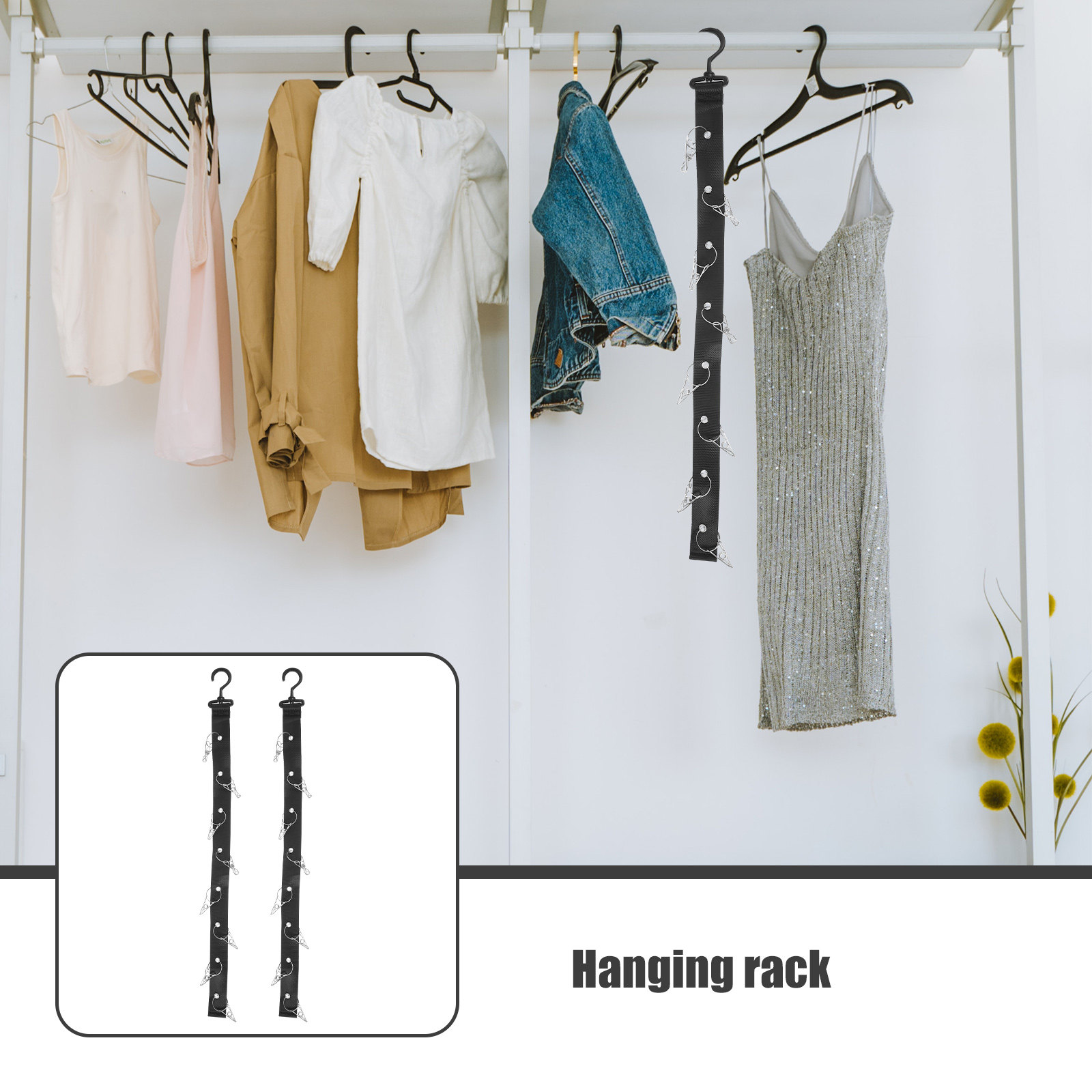 2Pcs Hanging Drying Rack Porta - Sports Equipment Drying Rack avis et prix