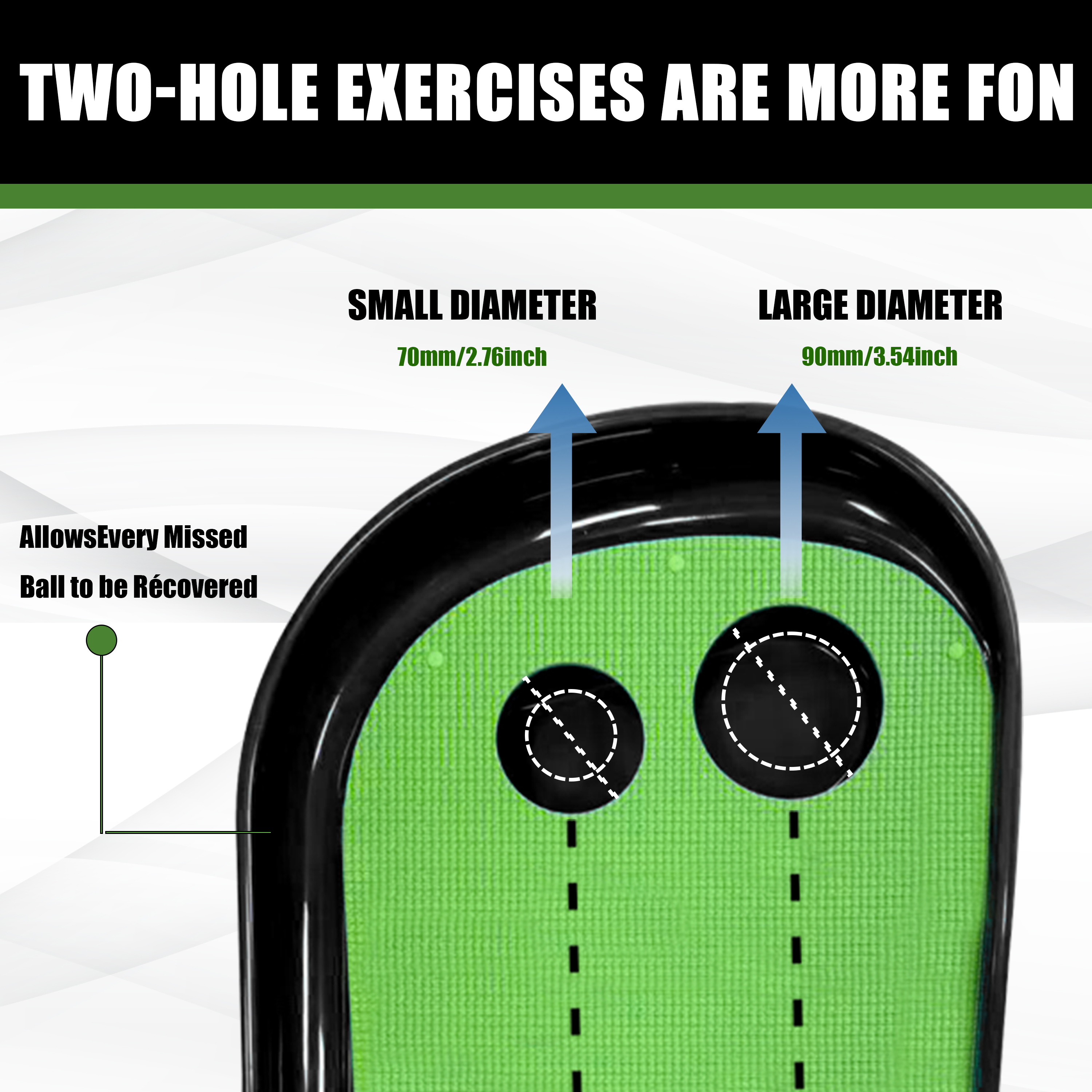 Auto Ball Return Putting Green - Golf Putting Mat avis et prix
