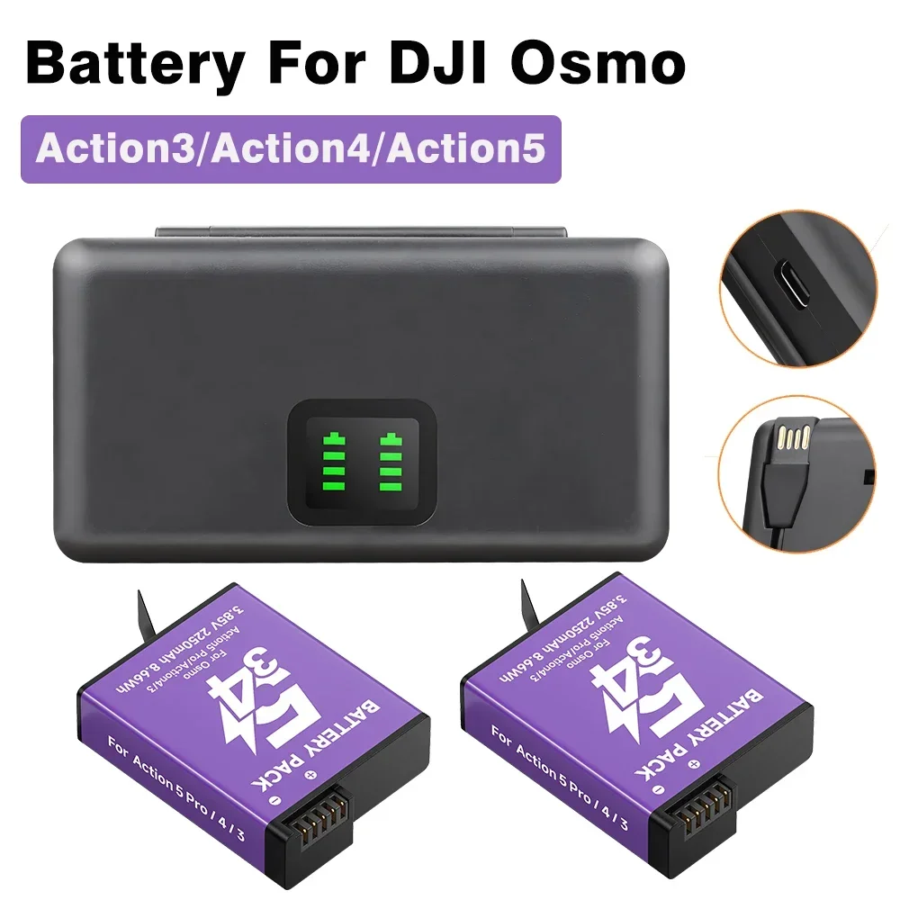 For DJI Osmo Action 5 Pro Batt - Sports Equipment Cabinet avis et prix