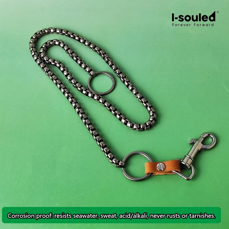Pure Titanium Wallet Chain 63c - Sports Equipment Cabinet avis et prix