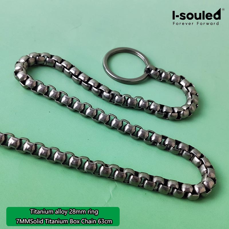 Pure Titanium Wallet Chain 63c - Sports Equipment Cabinet avis et prix