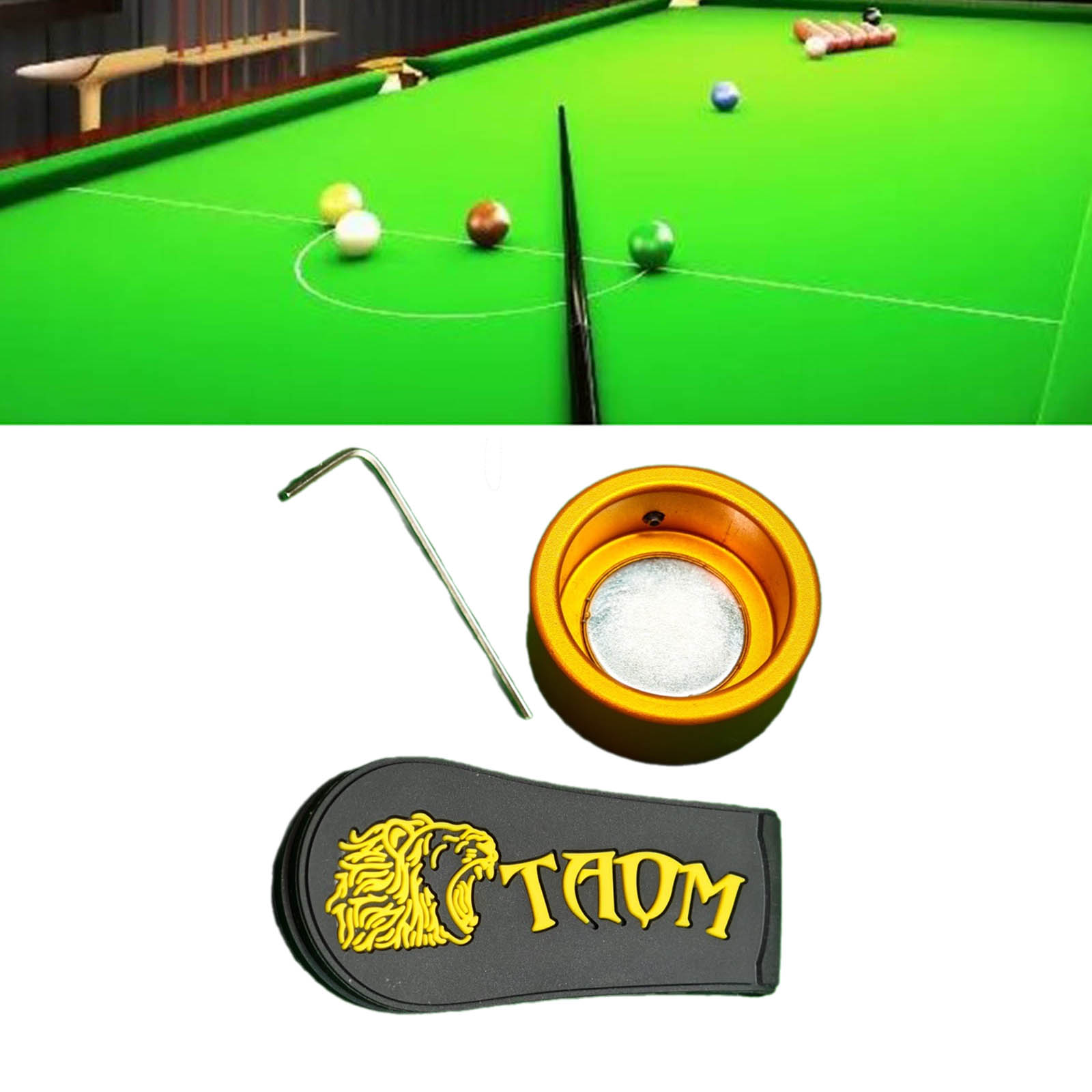 Pool Cue Chalk Holder Snooker  - Sports Equipment Cabinet avis et prix