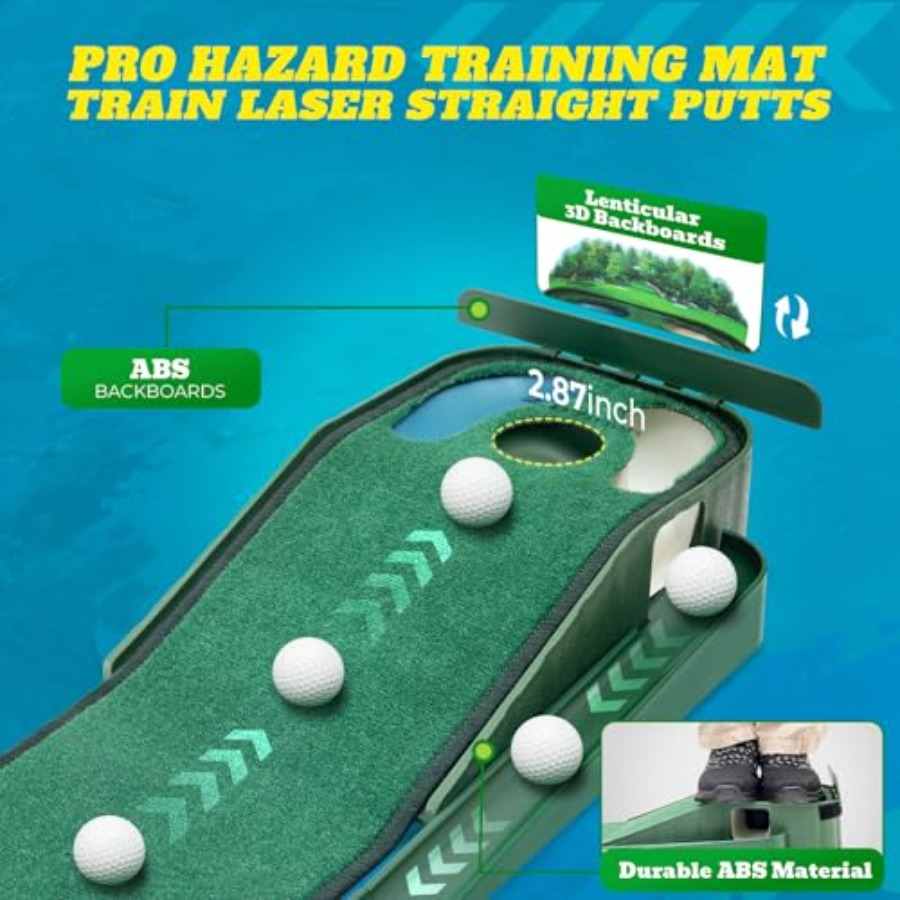 Putting Green Indoor - Golf Pu - Golf Putting Mat avis et prix