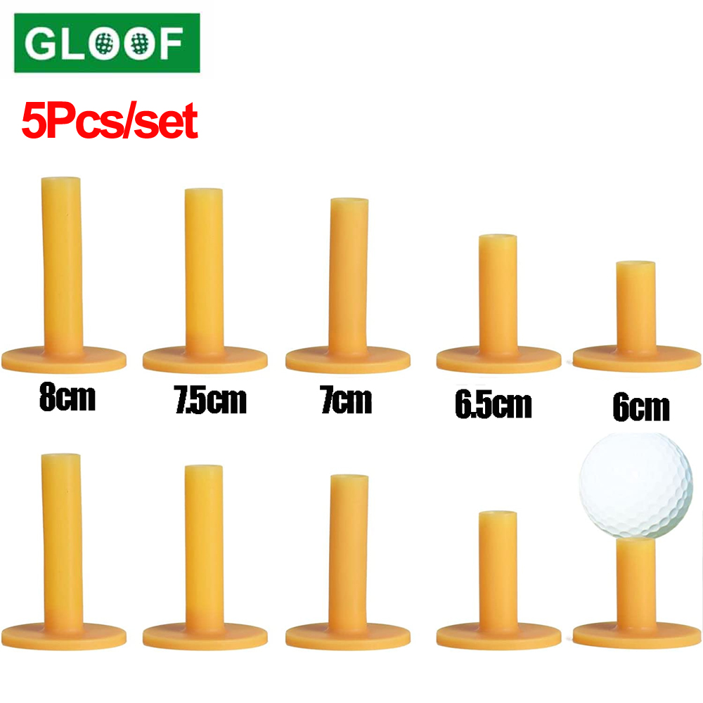 5pc/set Rubber Golf Tees,Golf  - Golf Putting Mat avis et prix