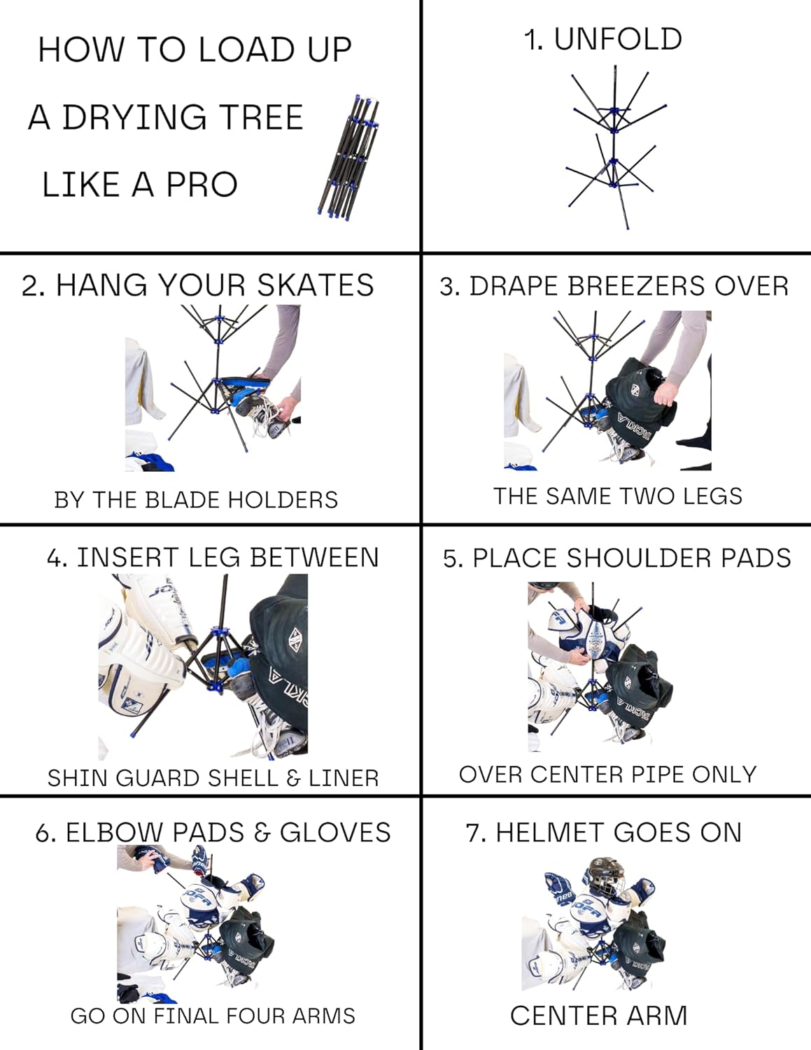 Hockey Gear Drying Rack - Heav - Sports Equipment Drying Rack avis et prix