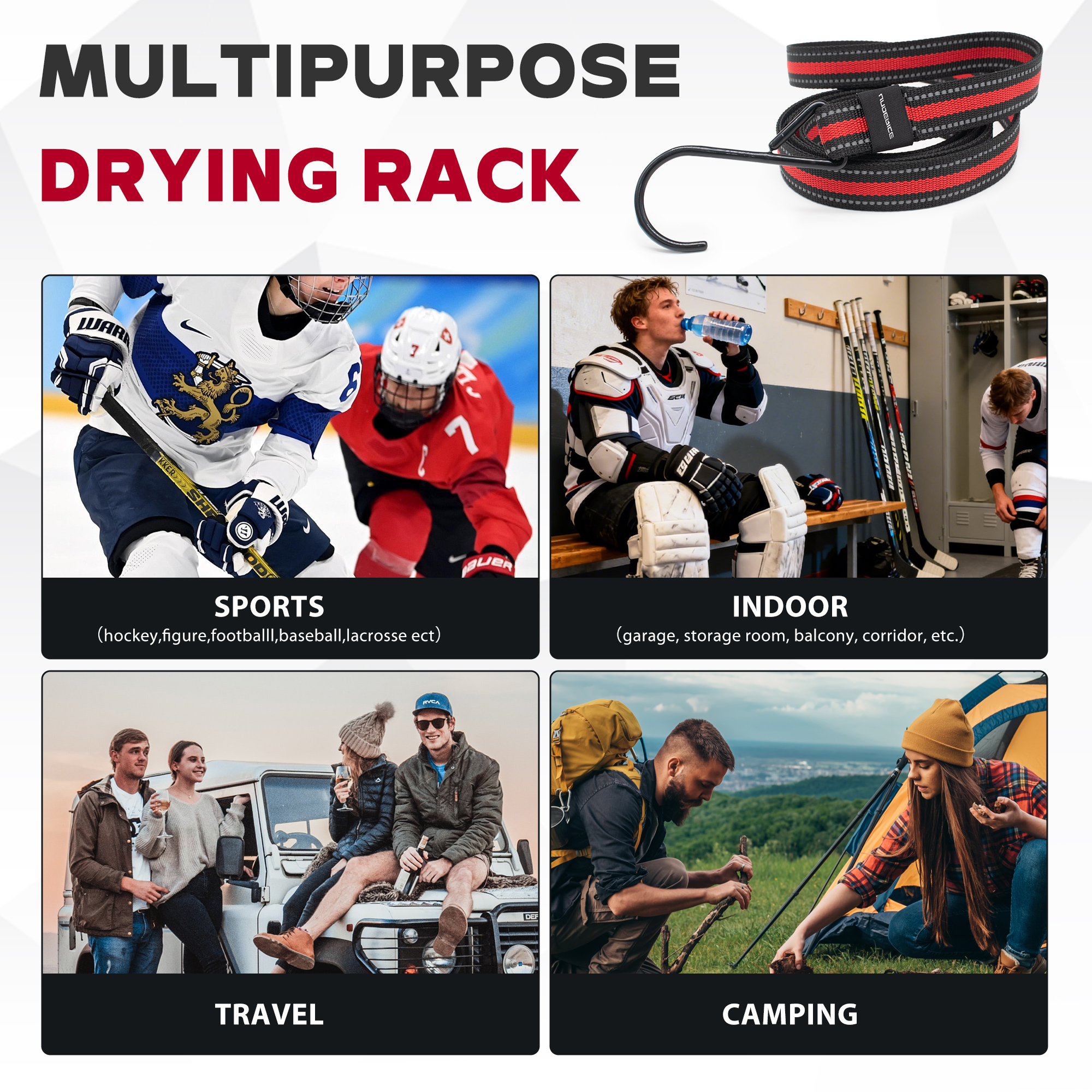 Hockey Gear Drying Rack Storag - Sports Equipment Drying Rack avis et prix