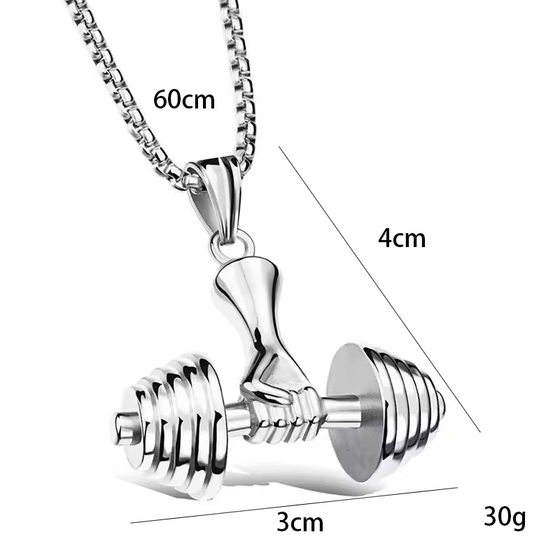 Stainless Steel Barbell Pendan - Sports Equipment Cabinet avis et prix