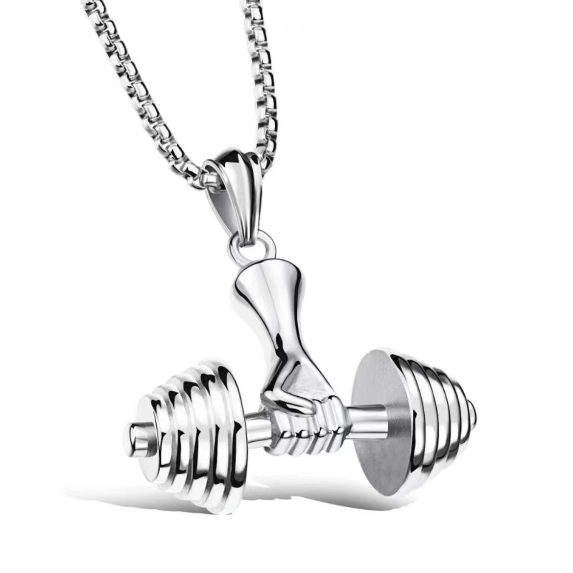 Stainless Steel Barbell Pendan - Sports Equipment Cabinet avis et prix